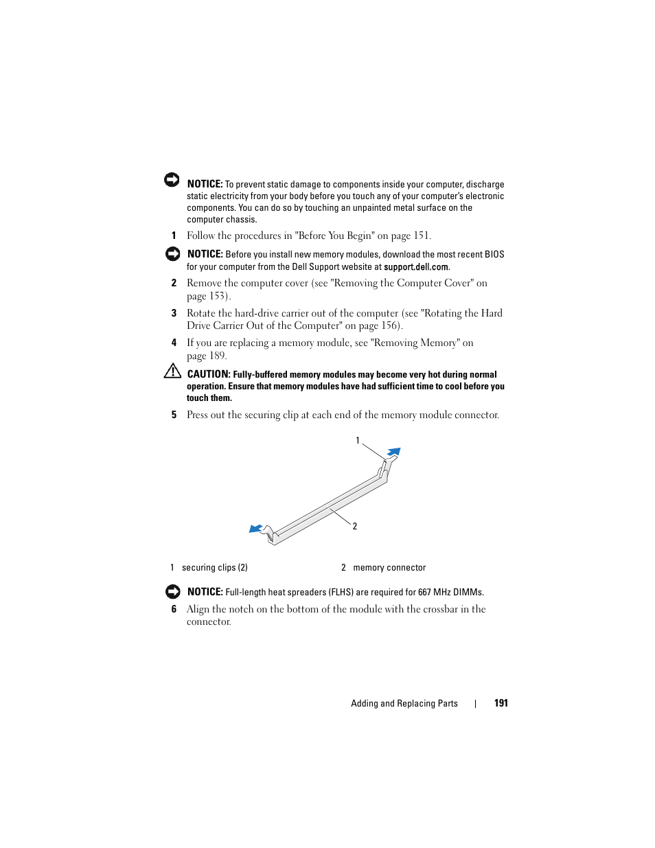 Dell Precision T5400 (Late 2007) User Manual | Page 191 / 316