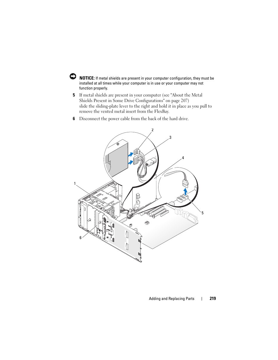 Dell Precision T5400 (Late 2007) User Manual | Page 219 / 316