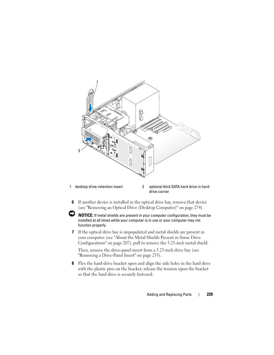 Dell Precision T5400 (Late 2007) User Manual | Page 229 / 316