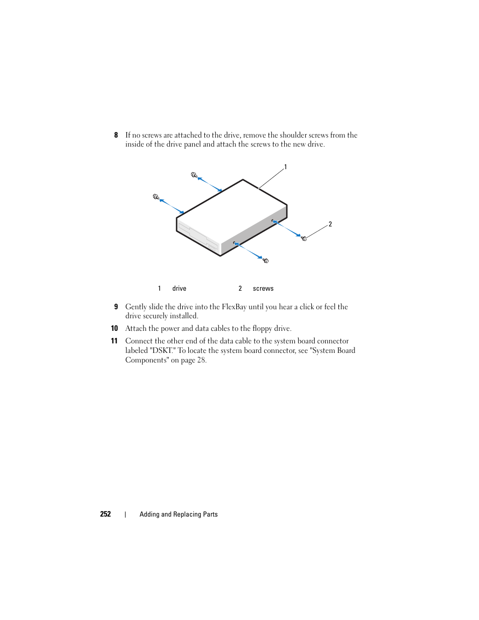 Dell Precision T5400 (Late 2007) User Manual | Page 252 / 316