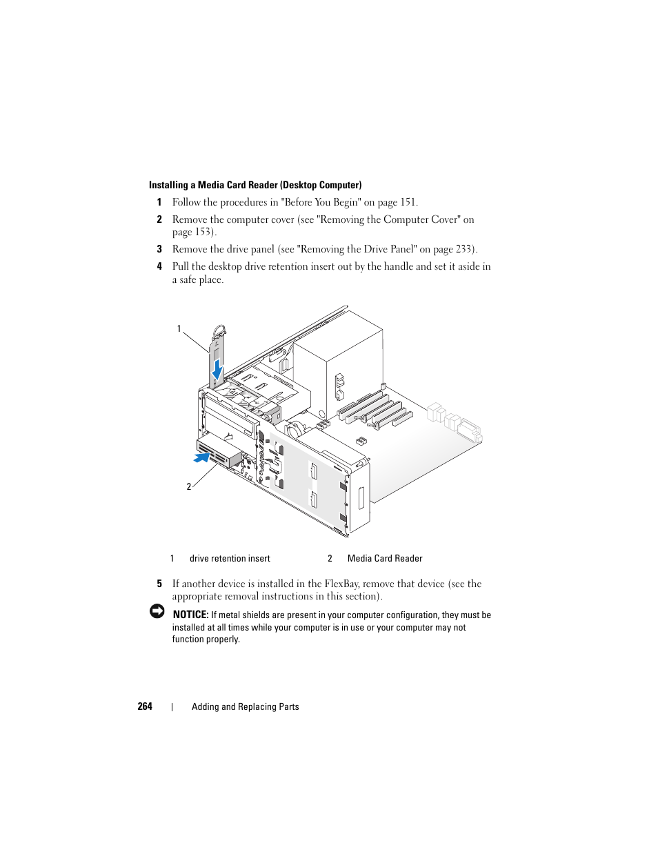 Dell Precision T5400 (Late 2007) User Manual | Page 264 / 316