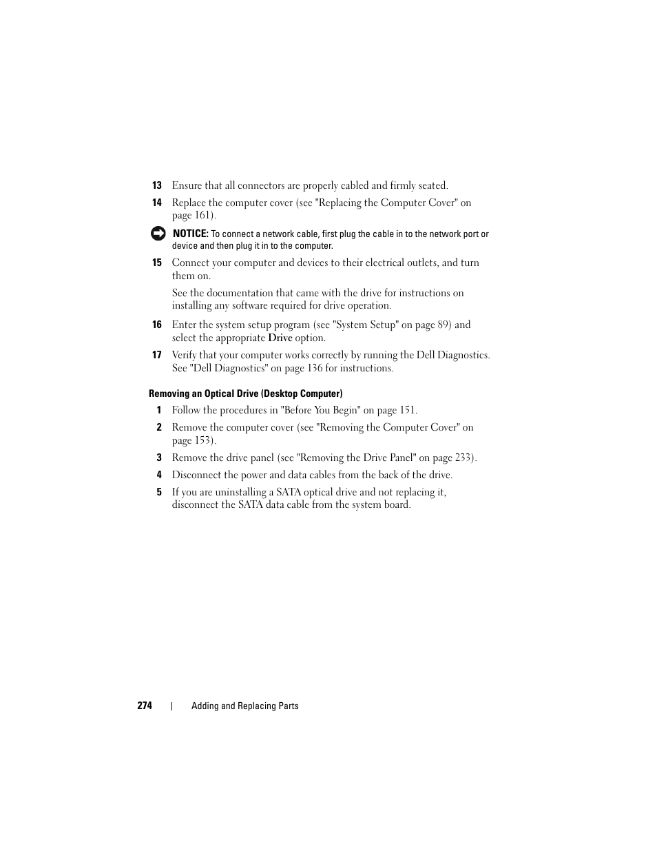 Dell Precision T5400 (Late 2007) User Manual | Page 274 / 316