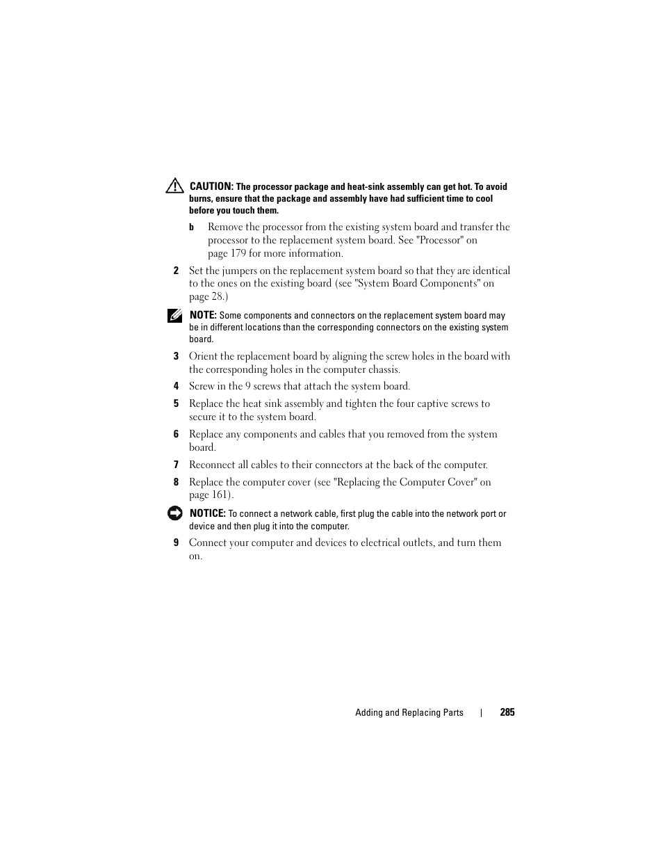 Dell Precision T5400 (Late 2007) User Manual | Page 285 / 316