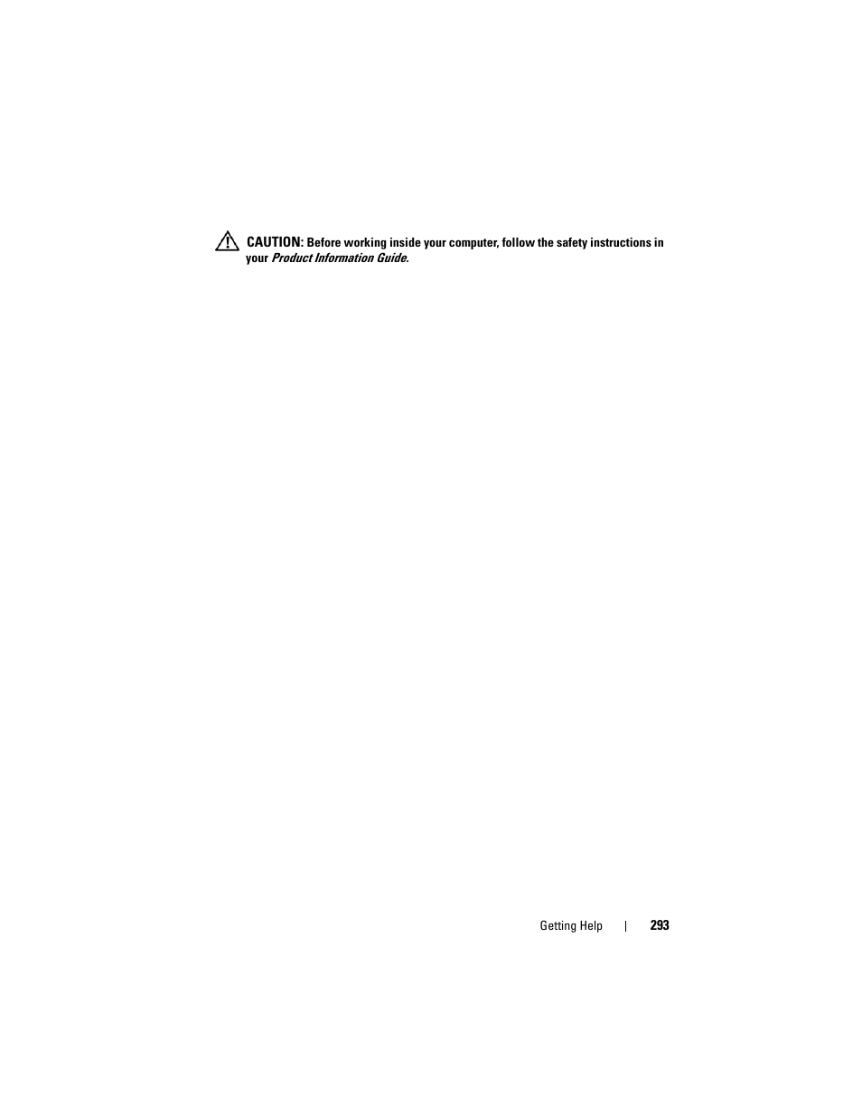 Dell Precision T5400 (Late 2007) User Manual | Page 293 / 316