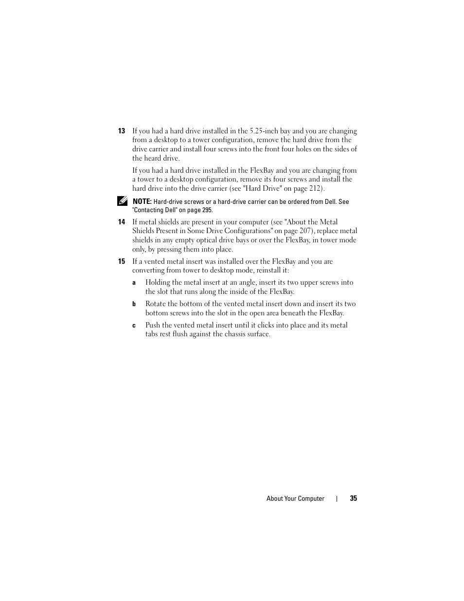 Dell Precision T5400 (Late 2007) User Manual | Page 35 / 316