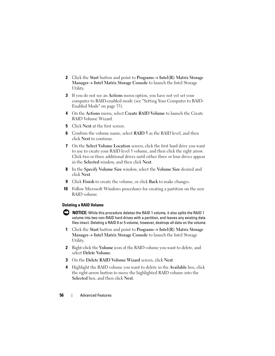 Dell Precision T5400 (Late 2007) User Manual | Page 56 / 316