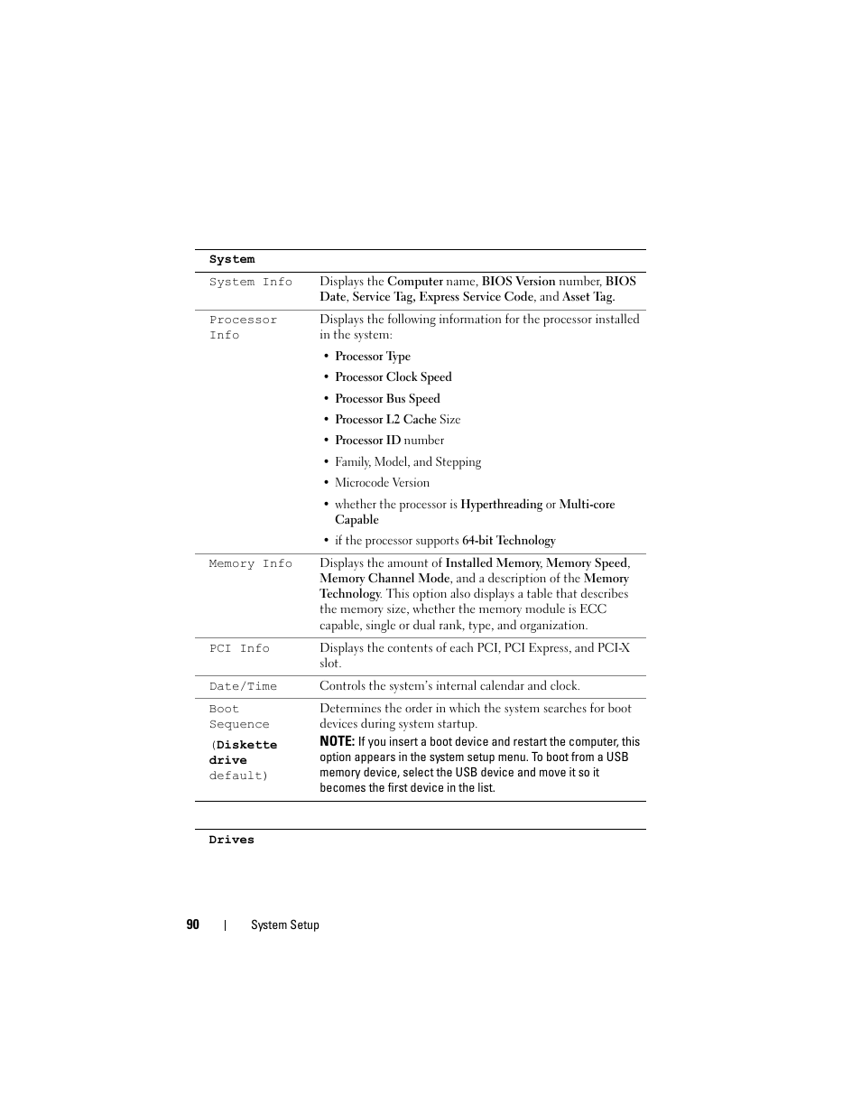 Dell Precision T5400 (Late 2007) User Manual | Page 90 / 316