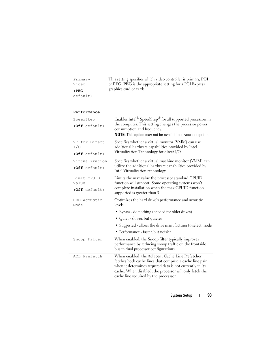 Dell Precision T5400 (Late 2007) User Manual | Page 93 / 316