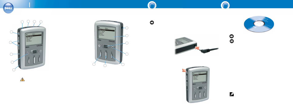 Dell, Digital jukebox, Getting started | Dell DJ User Manual | Page 4 / 8