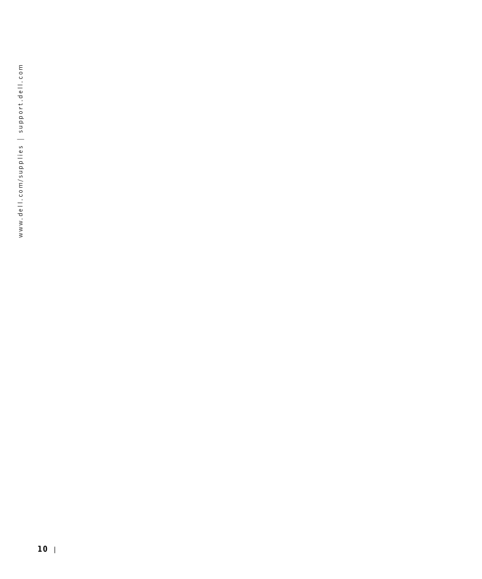Dell W5300 Workgroup Laser Printer User Manual | Page 10 / 86