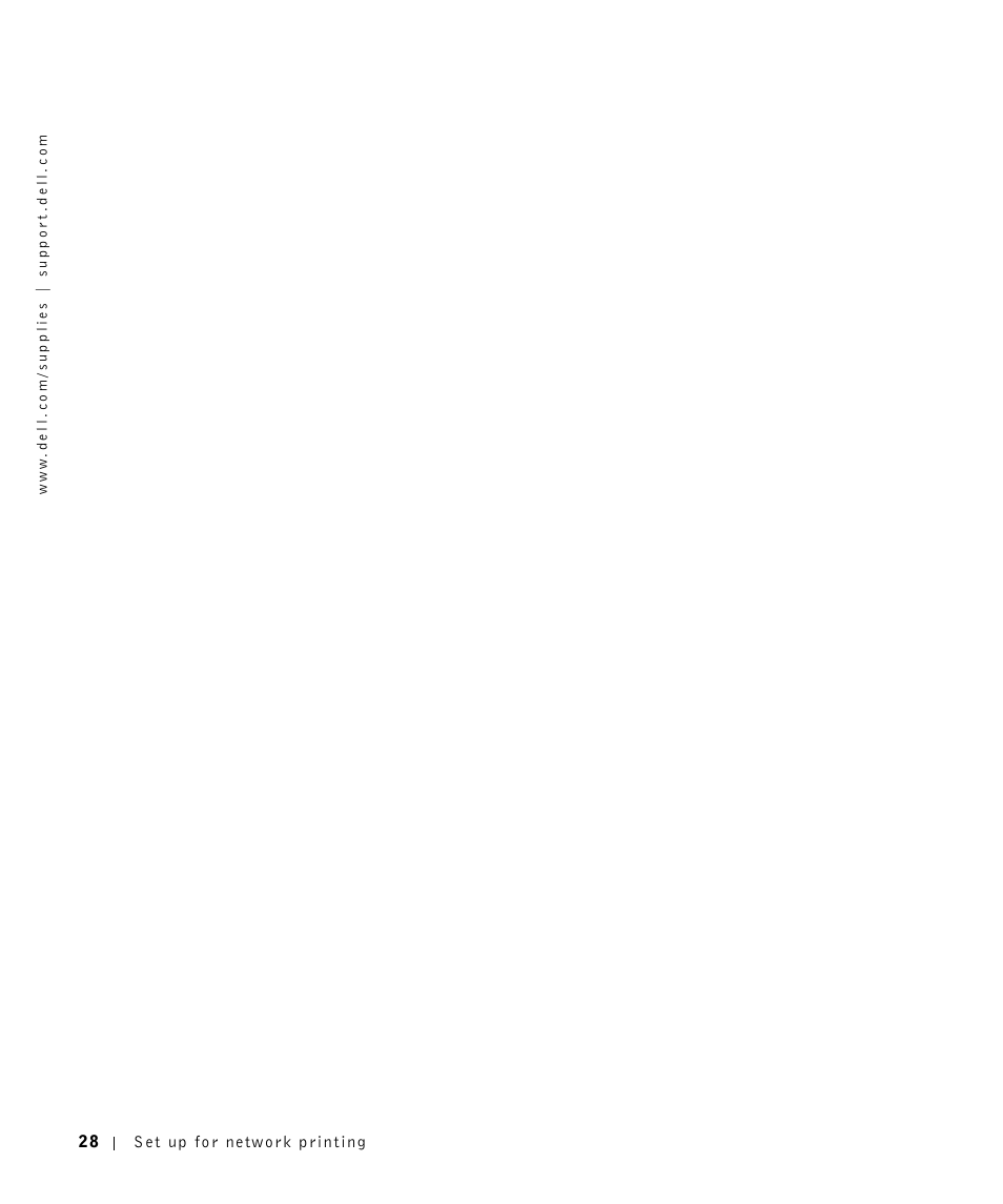 Dell W5300 Workgroup Laser Printer User Manual | Page 28 / 86