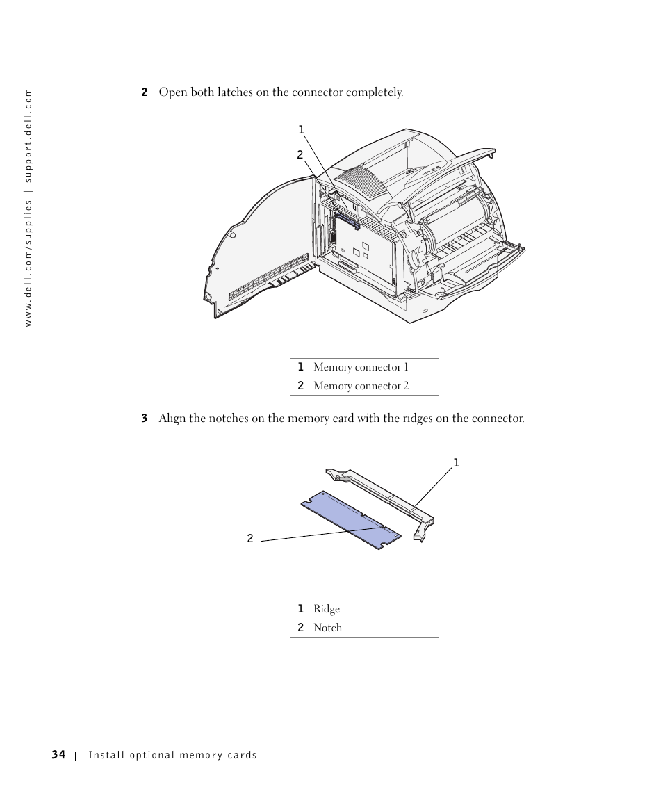 Dell W5300 Workgroup Laser Printer User Manual | Page 34 / 86