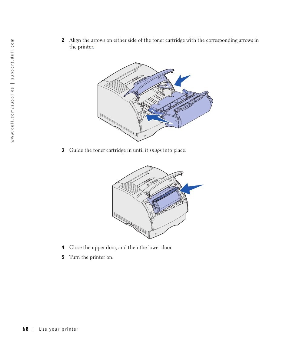 Dell W5300 Workgroup Laser Printer User Manual | Page 68 / 86