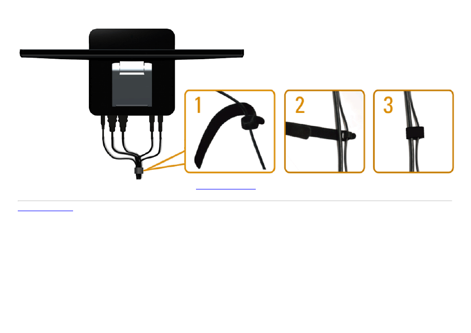Organizing your cables | Dell S2340T Multi Touch Monitor User Manual | Page 21 / 48