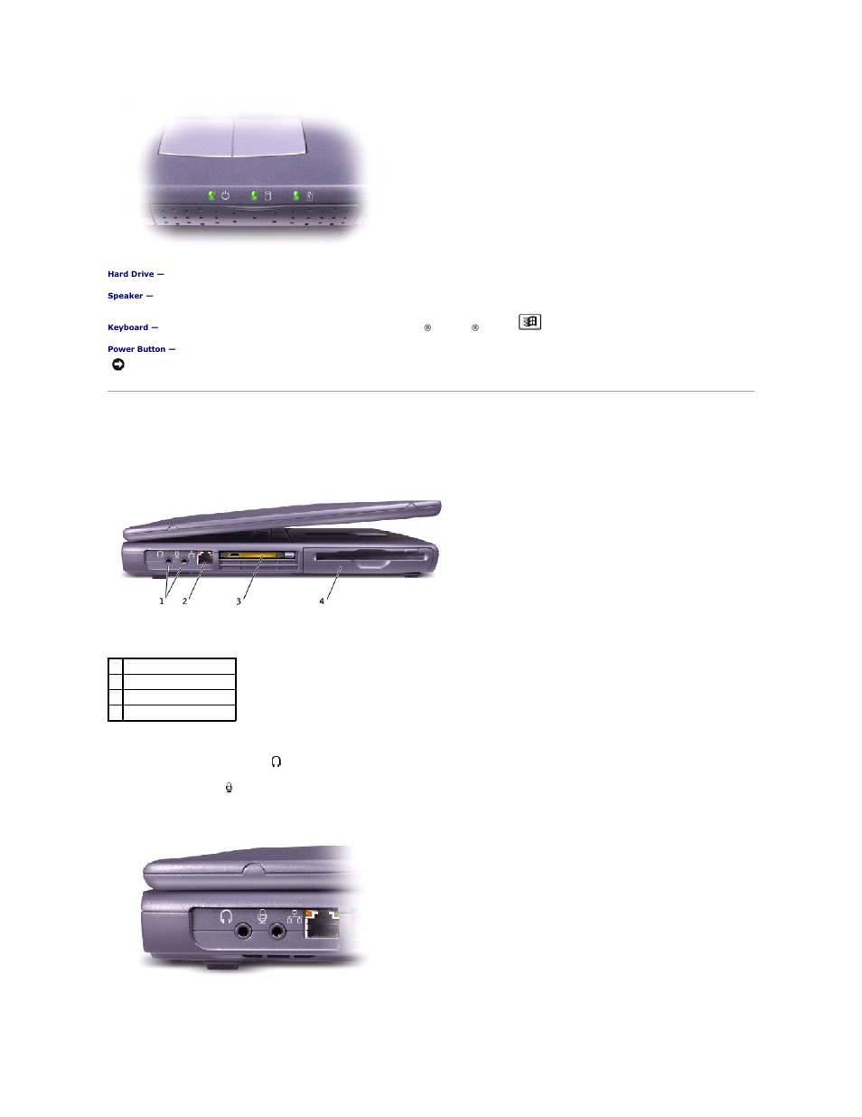 Left side view | Dell INSPIRON 2600 User Manual | Page 71 / 87