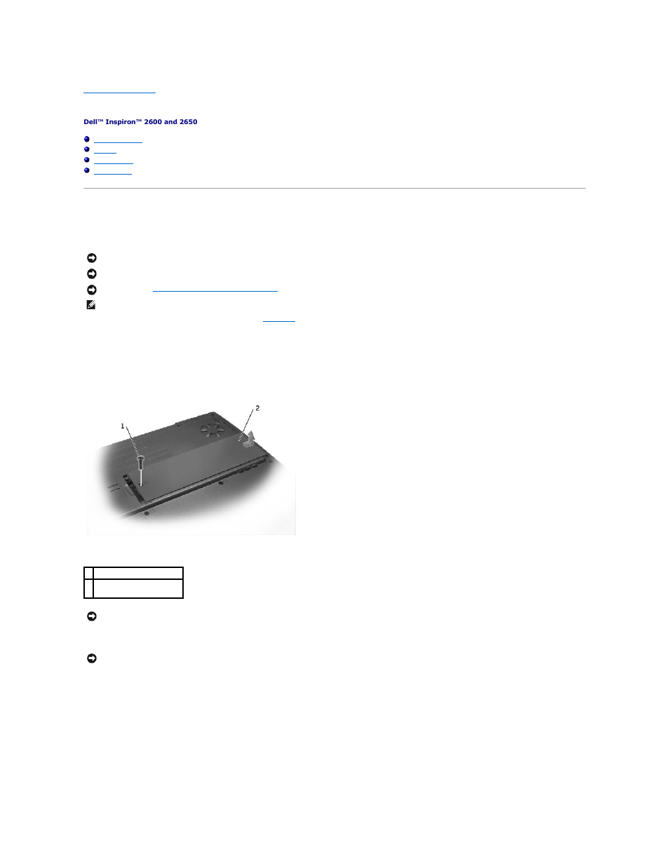 Dell INSPIRON 2600 User Manual | Page 77 / 87