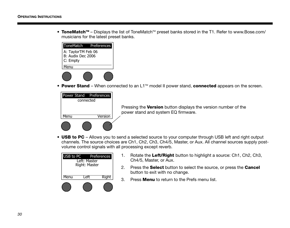 Bose T1 User Manual | Page 38 / 62