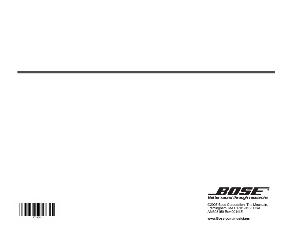 Bose T1 User Manual | Page 62 / 62