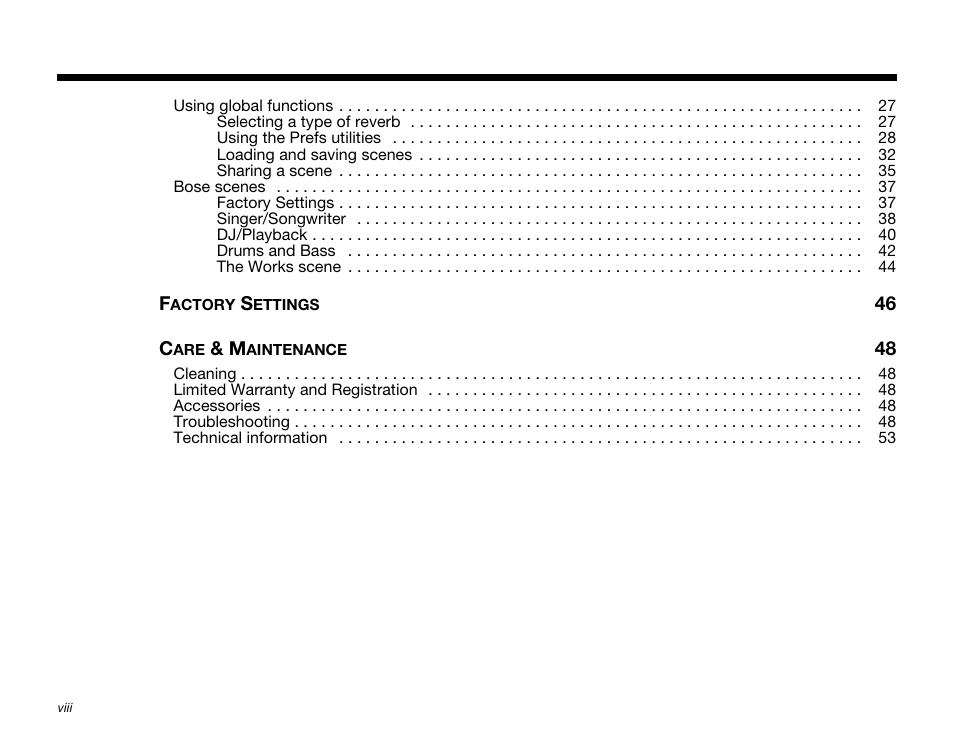 46 c | Bose T1 User Manual | Page 8 / 62