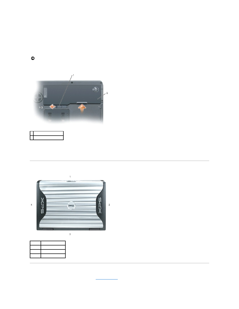 Computer orientation, Screw identification | Dell XPS M170 (MXG051, Late 2005) User Manual | Page 5 / 60