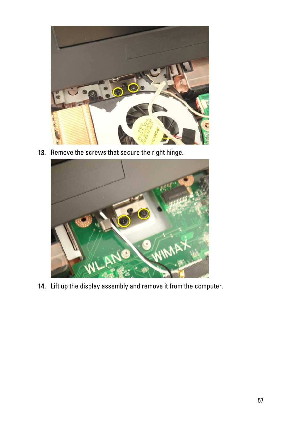 Dell Vostro 3750 (Early 2011) User Manual | Page 57 / 147