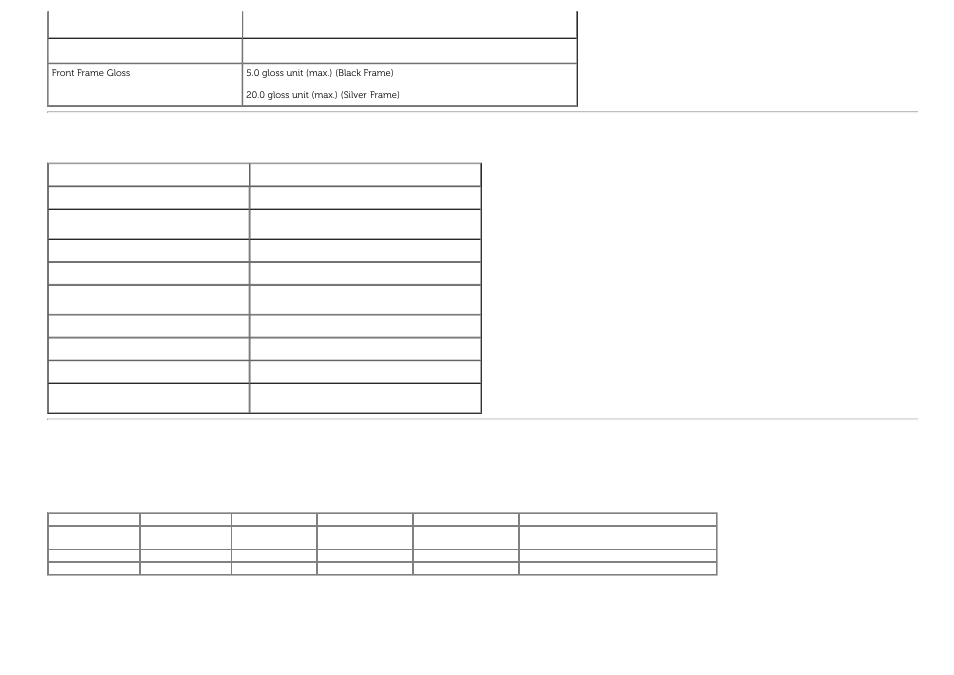 Environmental characteristics, Power management modes | Dell U2312HM Monitor User Manual | Page 13 / 43