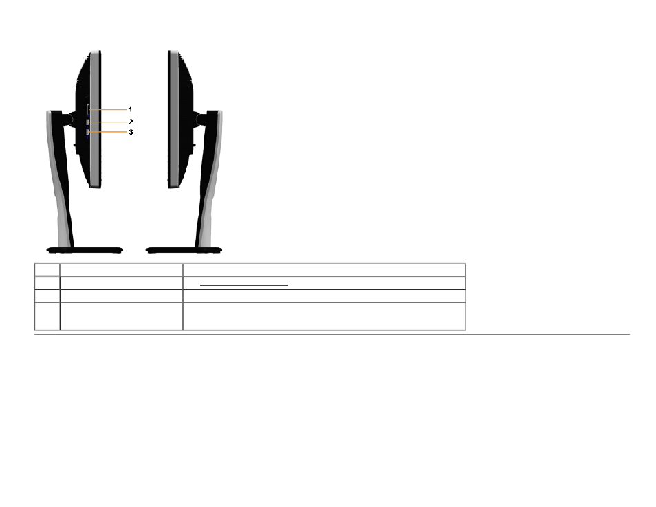 Side view | Dell U2413 Monitor User Manual | Page 8 / 71