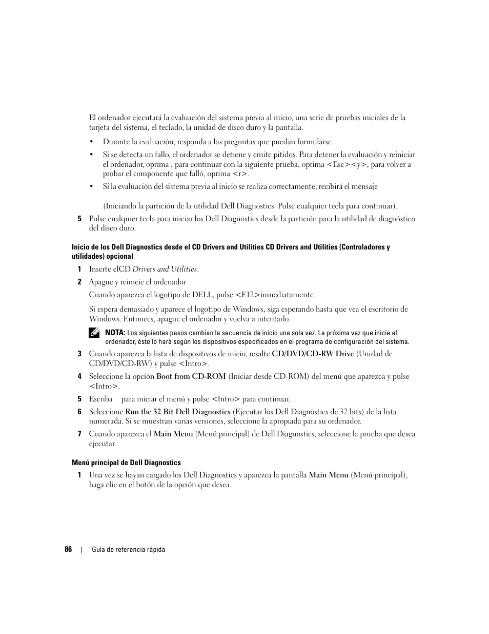 Dell Precision M65 User Manual | Page 86 / 92