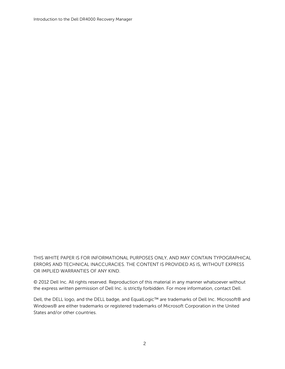 Dell DR4000 User Manual | Page 2 / 6