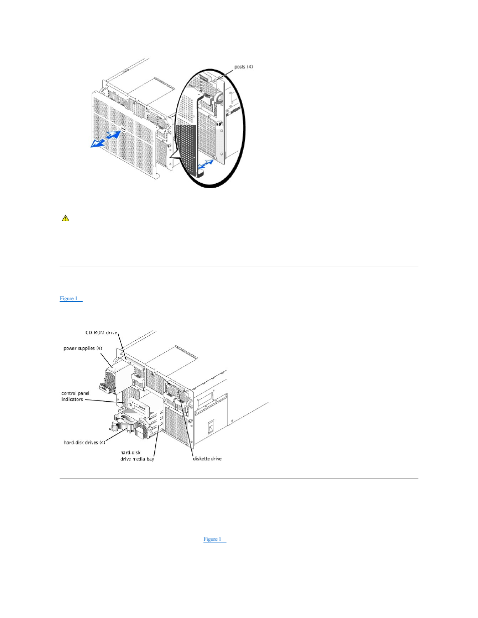 Front-panel features, Bezel and control panel indicators | Dell PowerEdge 7150 User Manual | Page 11 / 38