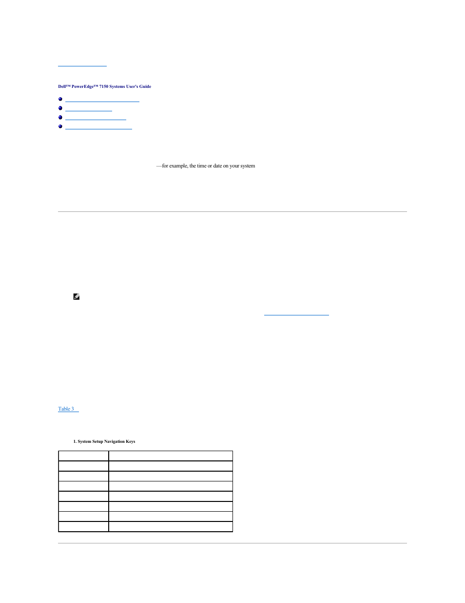 Using the system setup program | Dell PowerEdge 7150 User Manual | Page 20 / 38