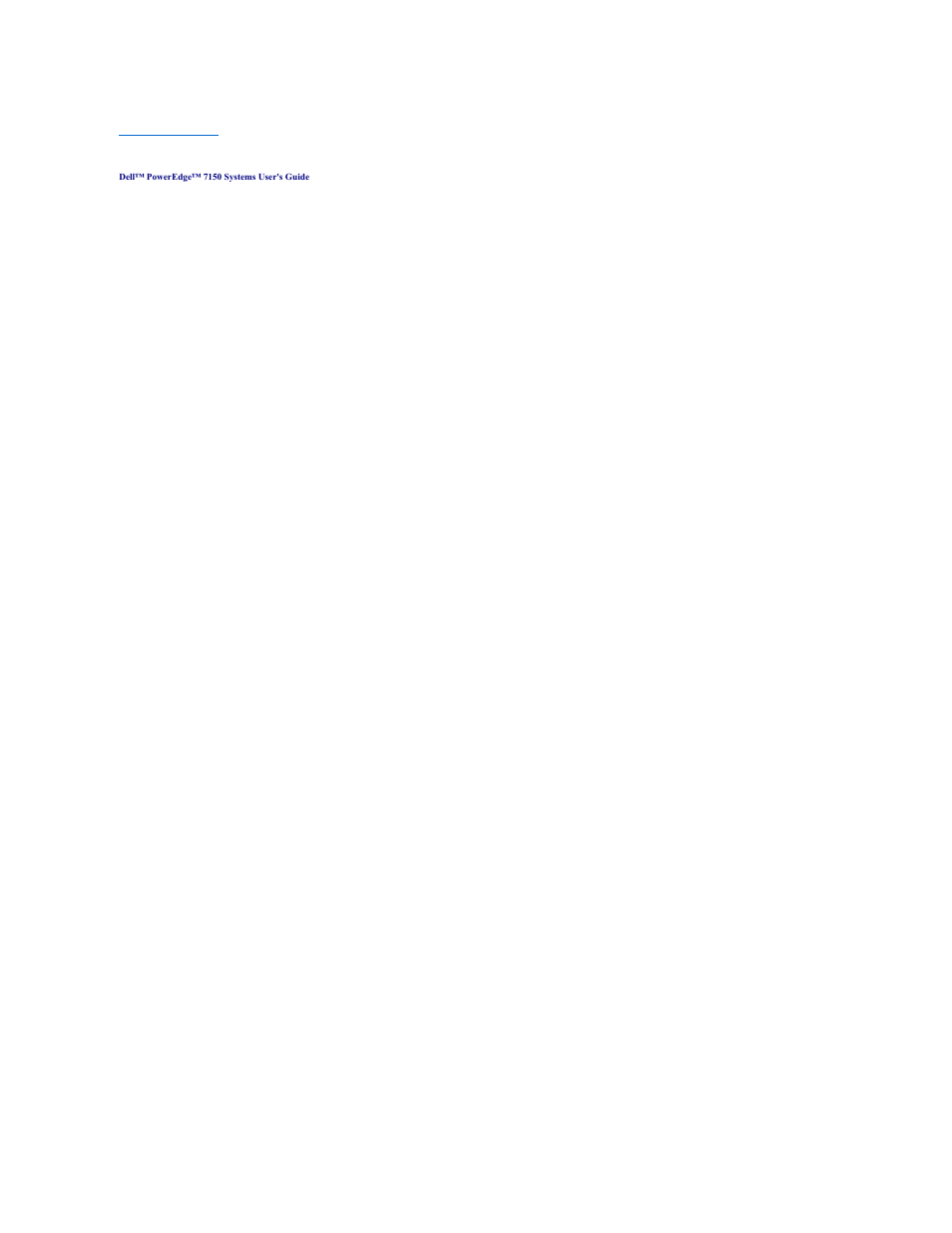 Glossary | Dell PowerEdge 7150 User Manual | Page 24 / 38