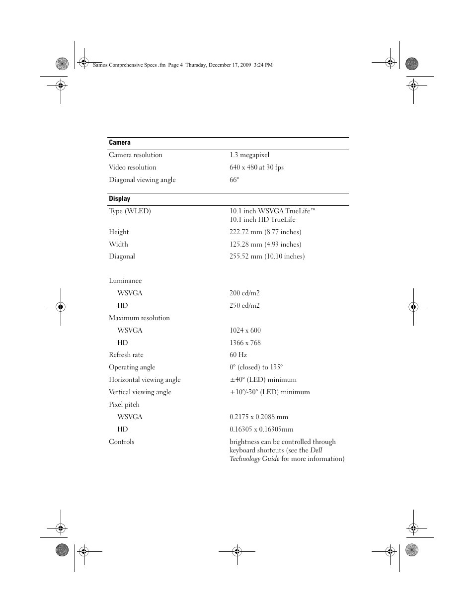 Dell Inspiron Mini 10 (1012, Late 2009) User Manual | Page 4 / 8