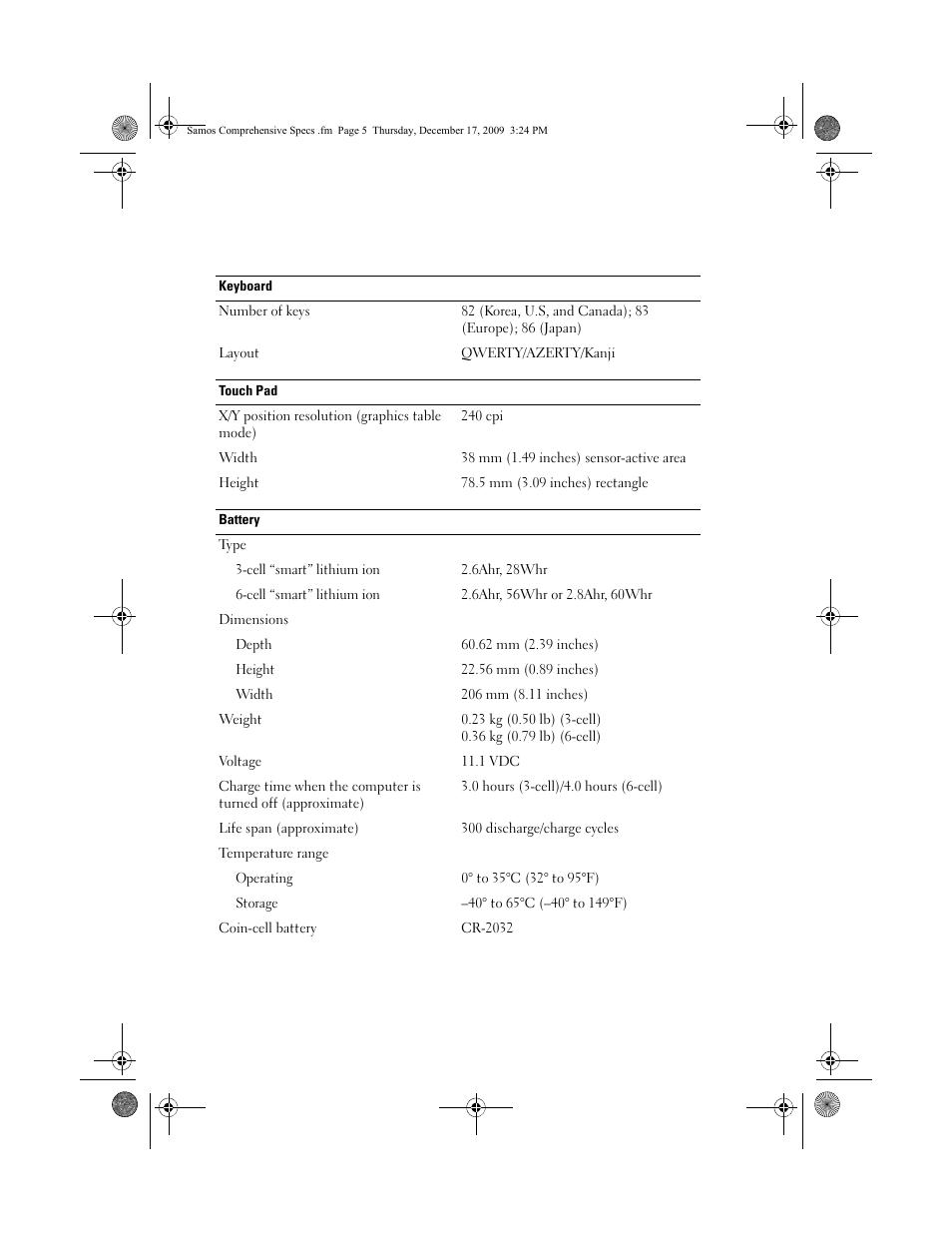 Dell Inspiron Mini 10 (1012, Late 2009) User Manual | Page 5 / 8