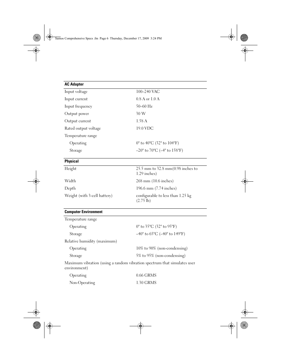 Dell Inspiron Mini 10 (1012, Late 2009) User Manual | Page 6 / 8