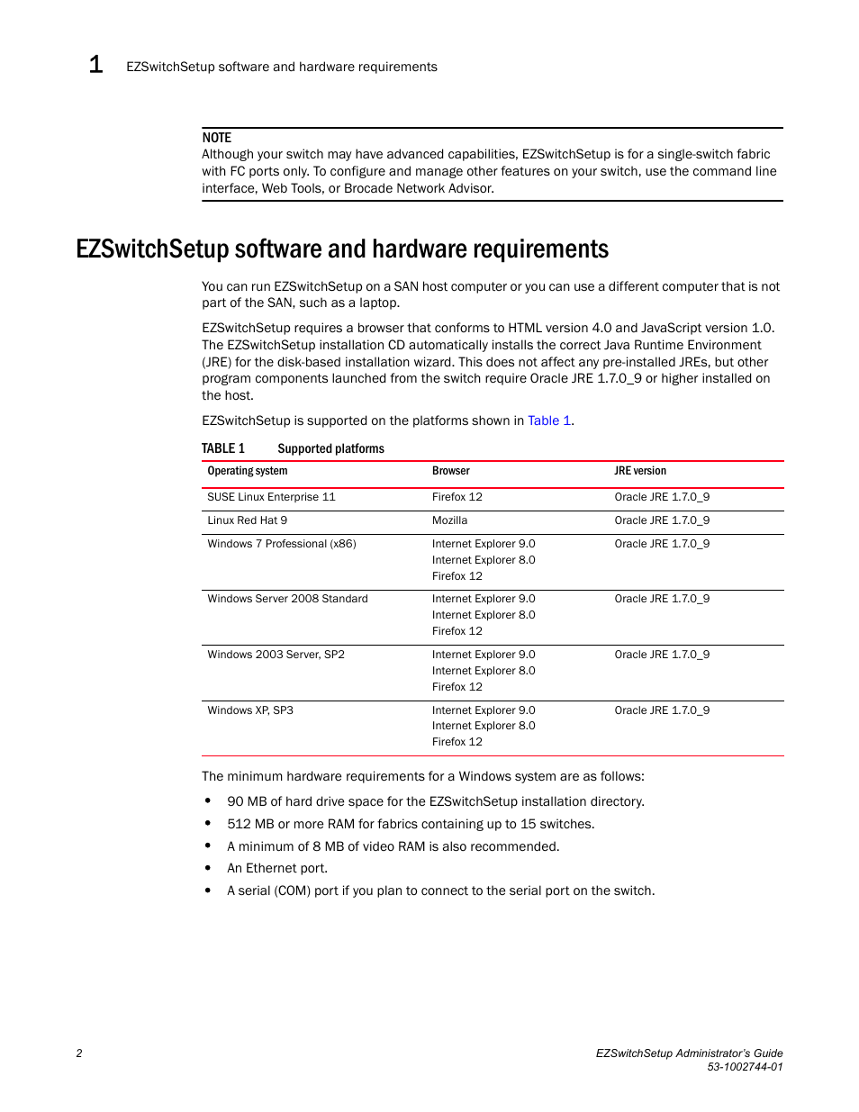 Ezswitchsetup software and hardware requirements | Dell POWEREDGE M1000E User Manual | Page 12 / 64