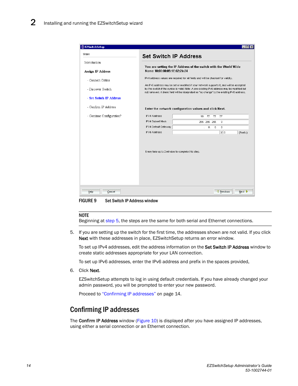 Confirming ip addresses, Figure 9, Step 5 | Dell POWEREDGE M1000E User Manual | Page 24 / 64