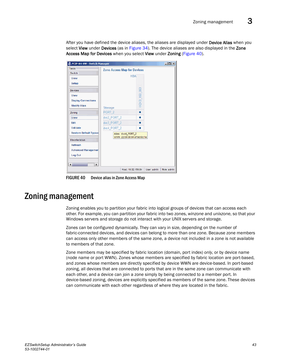 Zoning management | Dell POWEREDGE M1000E User Manual | Page 53 / 64