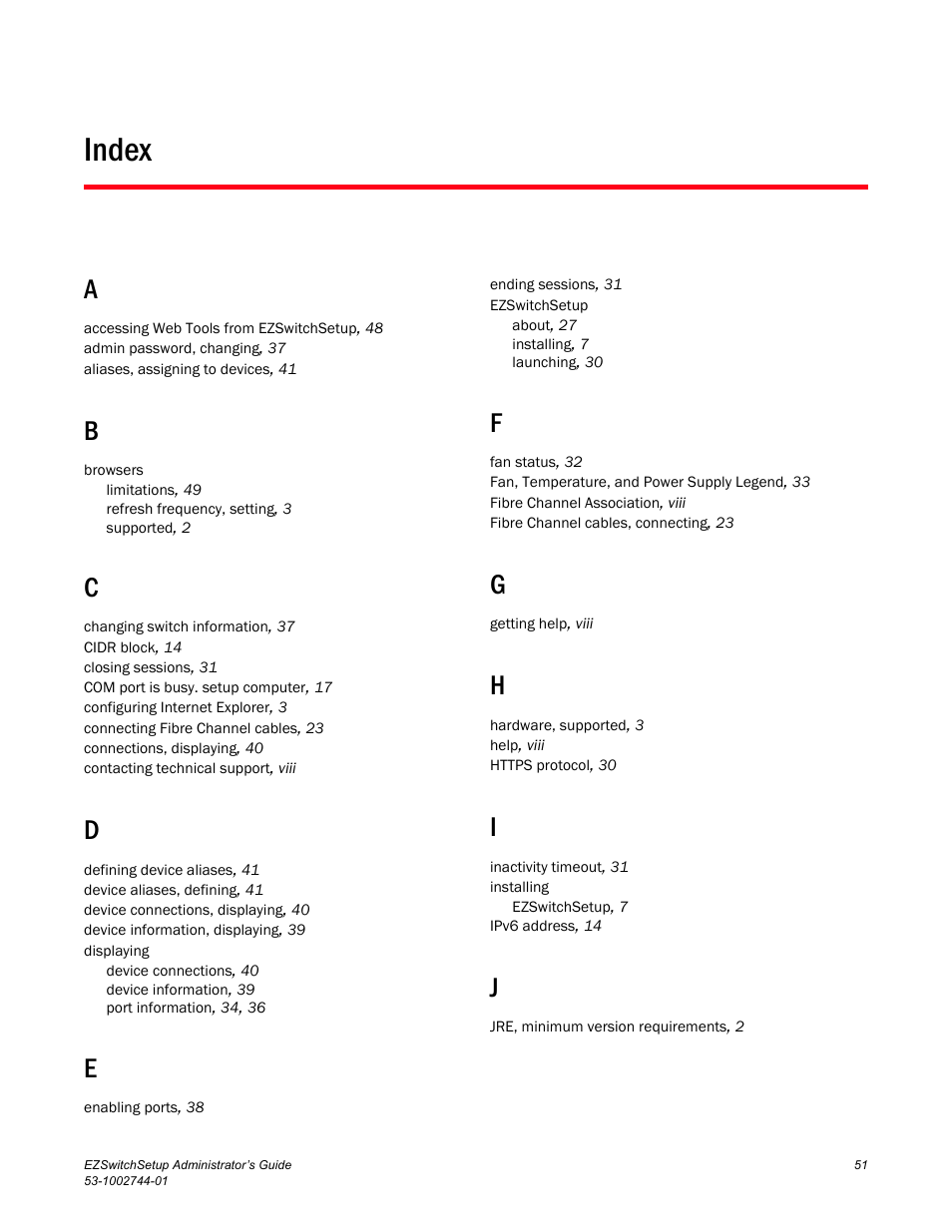 Index | Dell POWEREDGE M1000E User Manual | Page 61 / 64