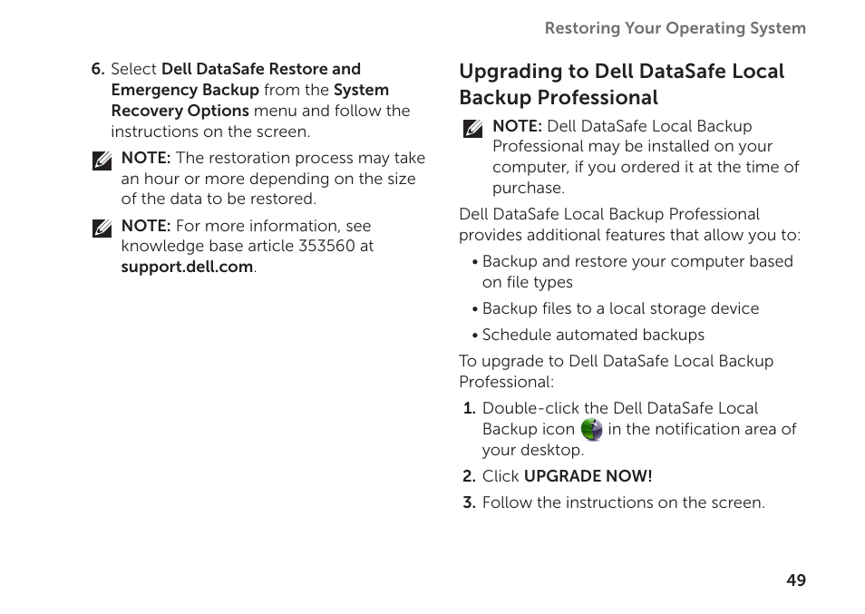 Dell XPS 8300 (Late 2010) User Manual | Page 51 / 76