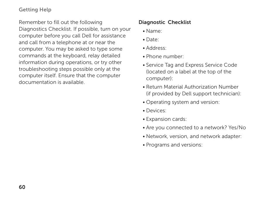 Dell XPS 8300 (Late 2010) User Manual | Page 62 / 76