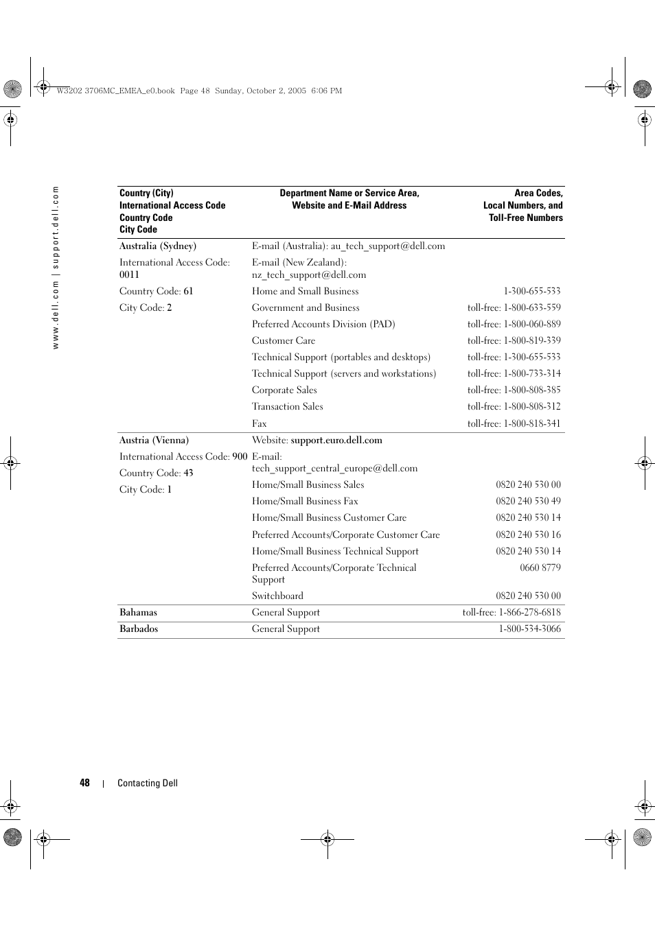 Dell LCD TV W3706C User Manual | Page 48 / 66