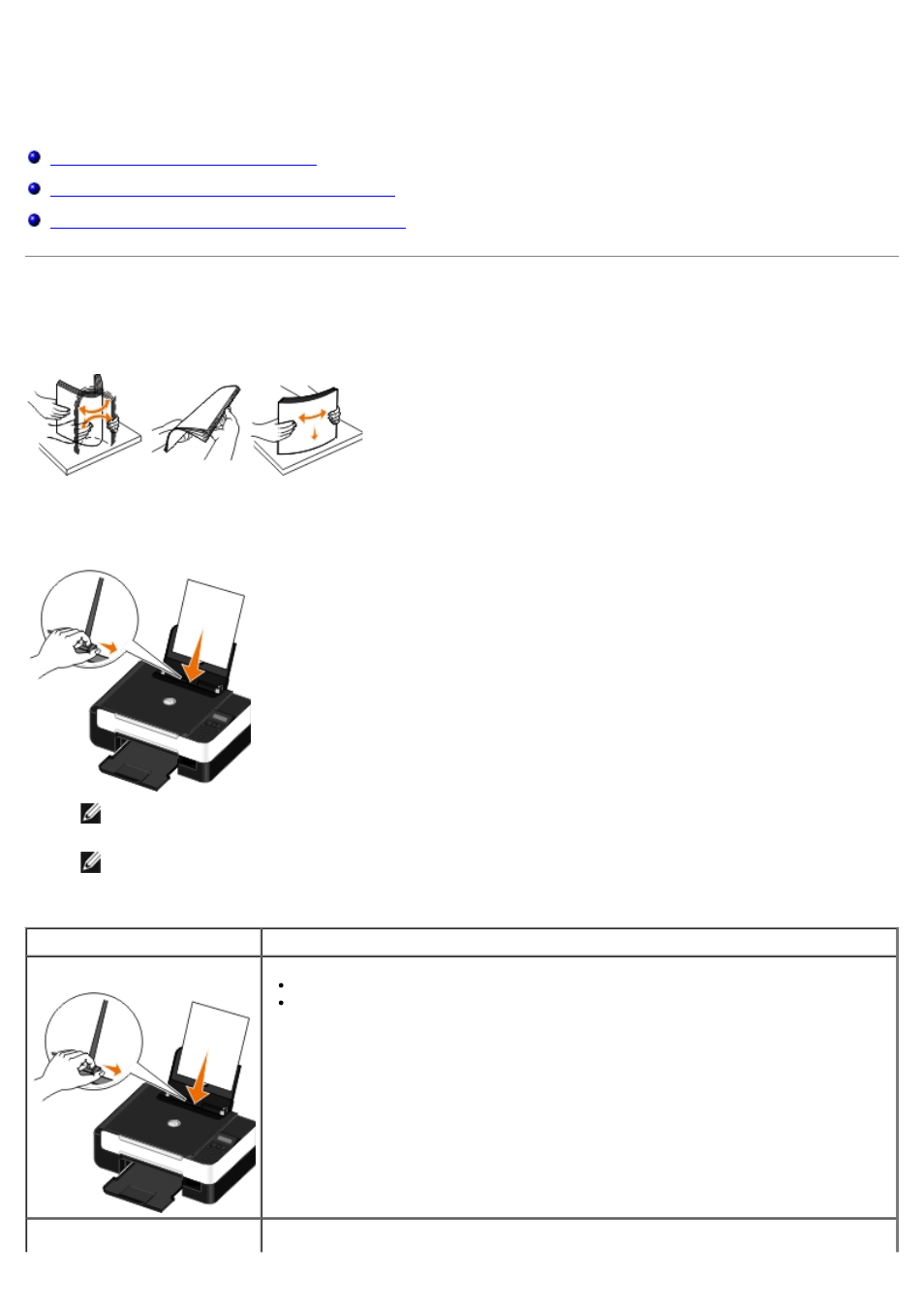 Loading paper and originals, Loading paper into the paper support | Dell V305 All In One Inkjet Printer User Manual | Page 34 / 101