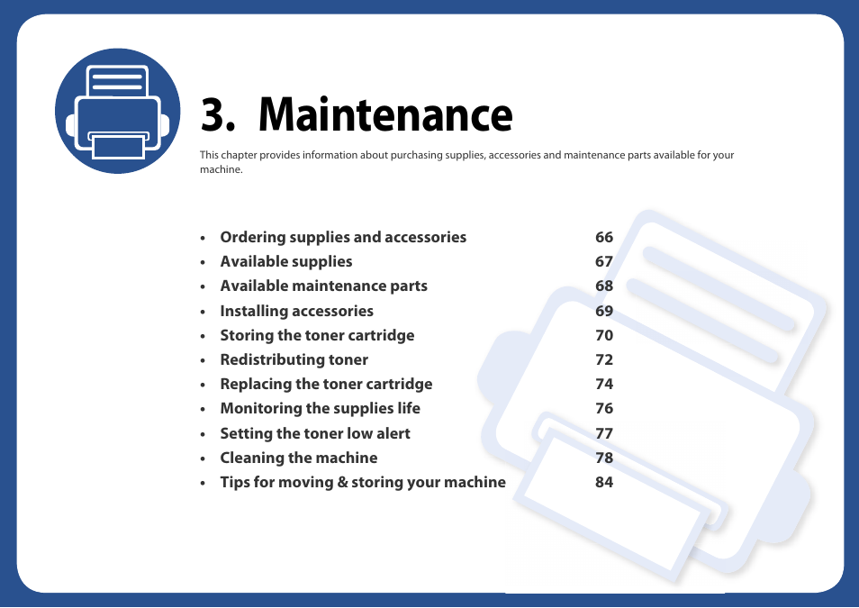 Maintenance | Dell B1165nfw Multifunction Mono Laser Printer User Manual | Page 65 / 300