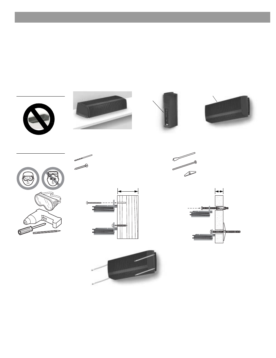 Setting up your lifestyle, Stereo amplifier mounting your lifestyle, Stereo amplifier | Bose SA-3 User Manual | Page 10 / 32