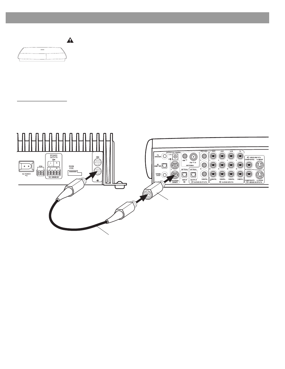 Setting up your lifestyle, Stereo amplifier model av-28 media center setup | Bose SA-3 User Manual | Page 13 / 32
