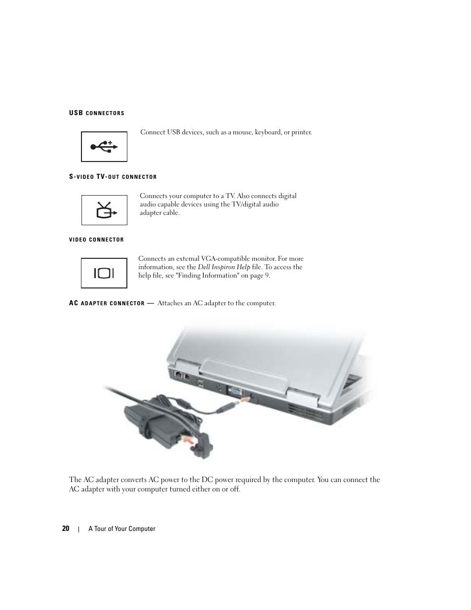 Dell Inspiron 6000 User Manual | Page 20 / 124