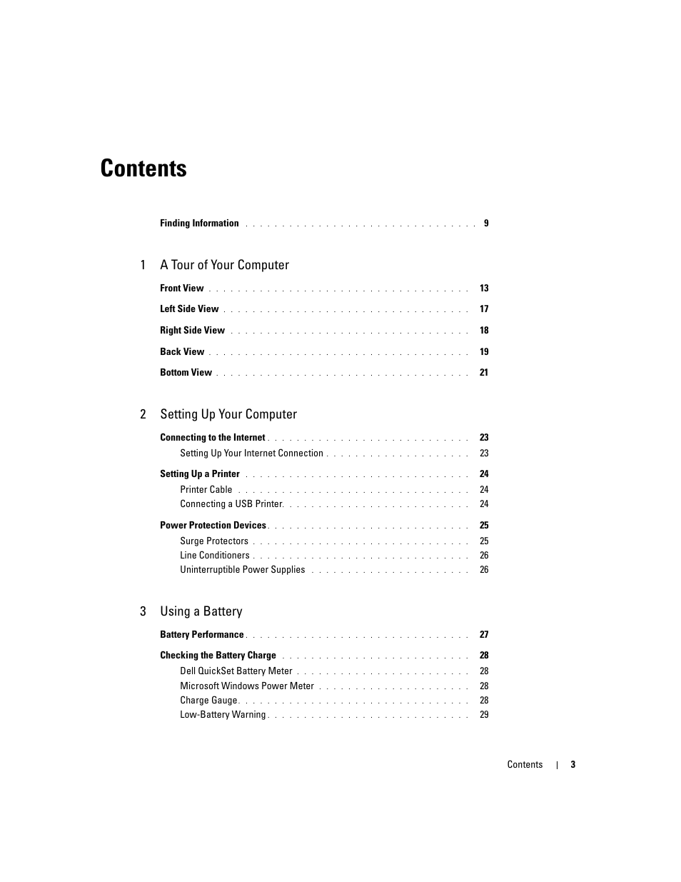 Dell Inspiron 6000 User Manual | Page 3 / 124