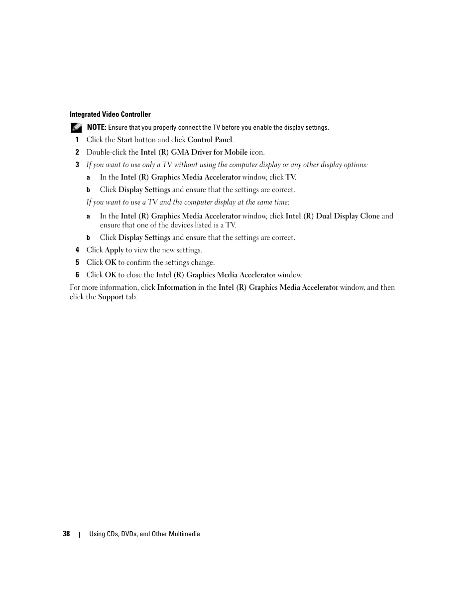 Dell Inspiron 6000 User Manual | Page 38 / 124
