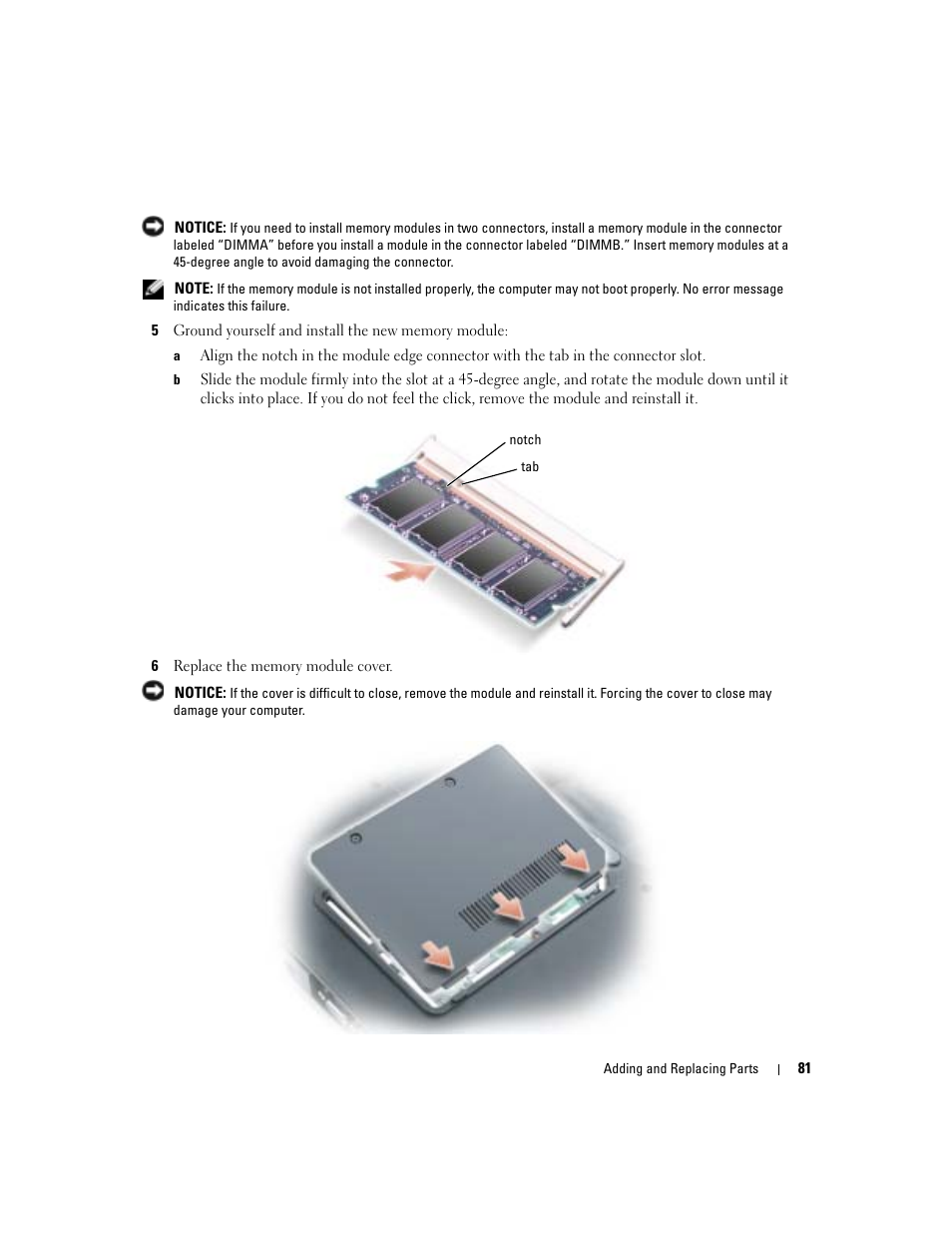 Dell Inspiron 6000 User Manual | Page 81 / 124
